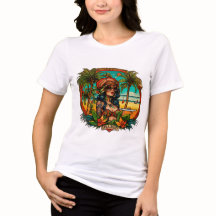 Beach Vibes: camiseta única para mujeres de Sailor