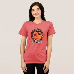 Triblenda Bella+Canvas camiseta de mujer de mezcla triple, n