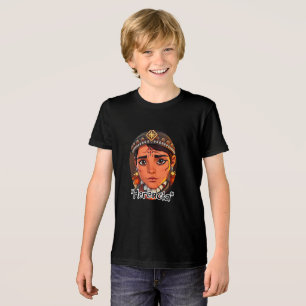 Triblenda Bella+Canvas Camiseta Juvenil Tri-mezcla, Negro Só