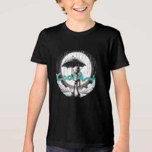 Triblenda Bella+Canvas Camiseta Juvenil Tri-mezcla, Negro Só