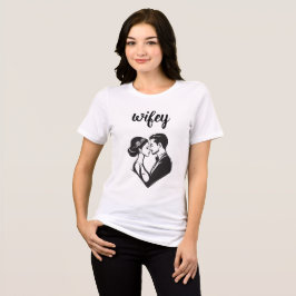 Triblenda Bella+Canvas camiseta tri-mezcla para mujer