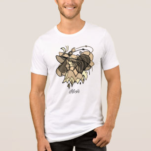 Triblenda Belleza personalizada de ver la camiseta del eco d