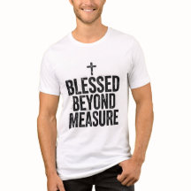 bendito sin medida camiseta cristiana de fe