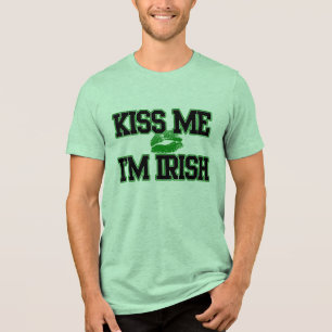 Triblenda Bésame soy irlandés, la camiseta del Día de los Si
