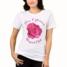 bonito personalizable rosa rosa giratoria camiseta