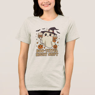 Triblenda Bonito turno nocturno enfermera regalo de camiseta