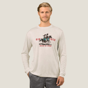 Triblenda Cabalgata juntos (Modo claro) Camiseta de manga