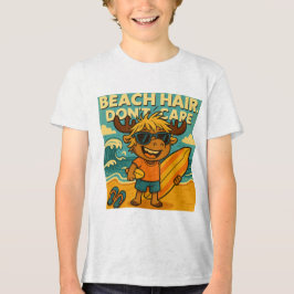 Triblenda Cabello de playa, camiseta para niños de verano qu