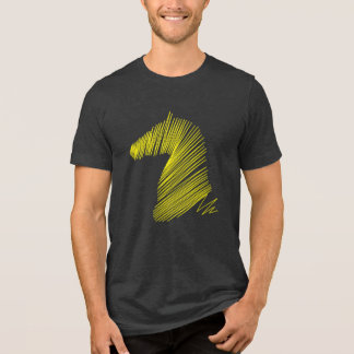 Triblenda Cabeza de Caballo Abstracta – Camiseta de Arte de