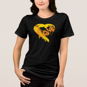 Triblenda Calabaza Corazón de Amor Camiseta