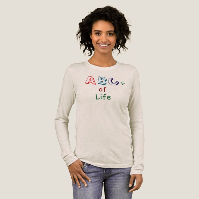 Triblenda Camiseta ABC de la vida (Anverso Completo)