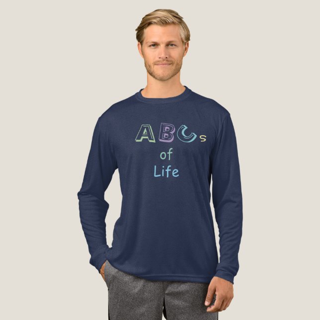 Triblenda Camiseta ABC de la vida (Anverso Completo)