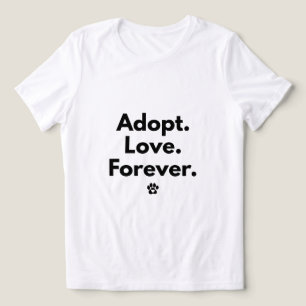 Triblenda Camiseta Adoptar Amor Para Siempre