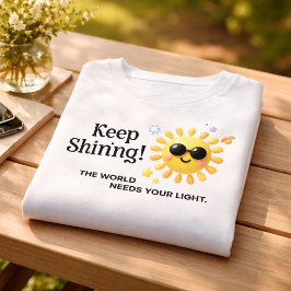 Triblenda Camiseta Adorable Sigue Brillando