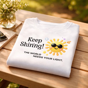 Triblenda Camiseta Adorable Sigue Brillando