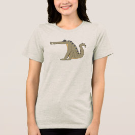 Triblenda Camiseta adulto de Kaprosuchus dinosaurio