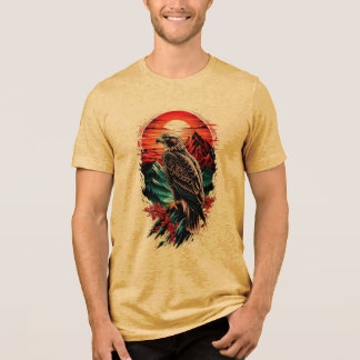 Triblenda Camiseta amarilla de manga corta