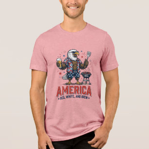 Triblenda Camiseta America Red White And Brew Eagle BBQ (7)_