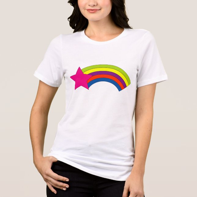 Triblenda Camiseta Arcoíris Estrella (Anverso)