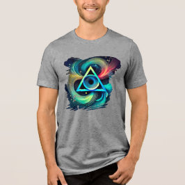 Triblenda Camiseta artística abstracta - Pulso neón