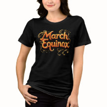 Camiseta artística de la Marcha del Equinox para m