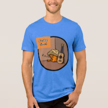 Camiseta azul de hombre Frijole Frog Siesta