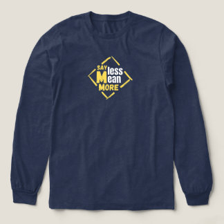 Triblenda Camiseta azul marino de manga larga