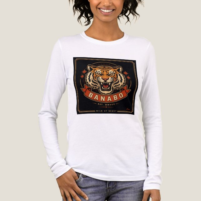 Triblenda Camiseta Banabo Tiger Head (Anverso)