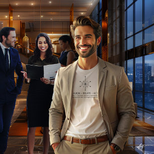 Triblenda Camiseta básica para hombre