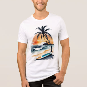 Triblenda Camiseta básica para hombre Cómoda, informal y hol