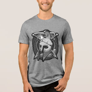 Triblenda Camiseta básica para hombre SIGMA Helmet & Shield