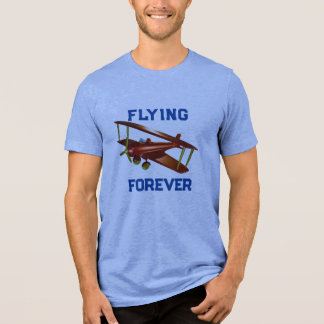 Triblenda Camiseta básica para hombres de aviación