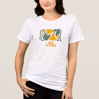 Triblenda Camiseta Be Kind Swan – Diseño Pacífico de la Natu
