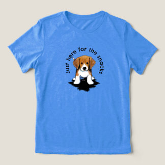 Triblenda Camiseta Beagle Aquí Por Snacks