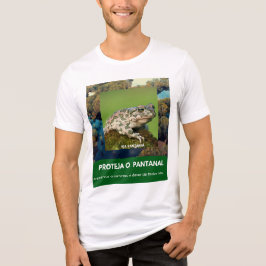 Triblenda Camiseta Bella+Canvas Tri-blend Via Pantanal Sapo