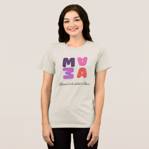 Triblenda Camiseta Bendita por ser llamada Mamá