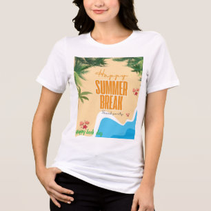Triblenda Camiseta blanca de abedul combinada.