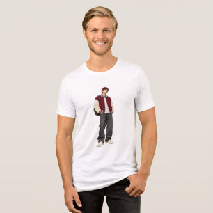 Triblenda Camiseta Blanca de Hombre Estética Anime Y2K Moder