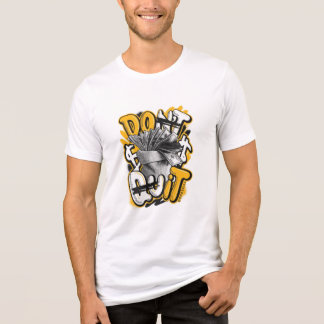 Triblenda Camiseta blanca de media manga