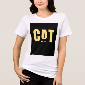 Triblenda Camiseta blanca de media manga para mujer con emoj