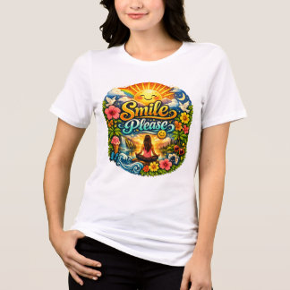 Triblenda Camiseta Blanca de Mujer