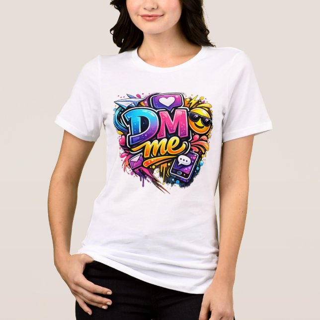 Triblenda Camiseta Blanca de Mujer (Anverso)