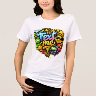 Triblenda Camiseta Blanca de Mujer de Moda