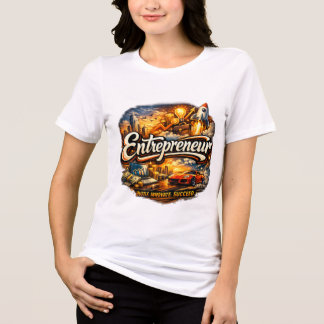 Triblenda Camiseta Blanca Mujeres Motivacional Emprendedora