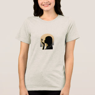 Triblenda Camiseta Boho Be Kind – Gráfica de Mensaje Positiv