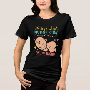 Triblenda Camiseta Bonita para el Primer Día de la Madre del