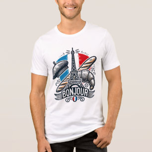 Triblenda Camiseta Bonjour Francia