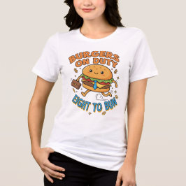 Triblenda Camiseta Burger Boss – Diseño divertido para amant
