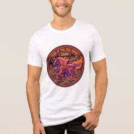 Triblenda Camiseta Caballo de Fuego del Zodiaco Chino
