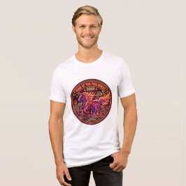 Triblenda Camiseta Caballo de Fuego del Zodiaco Chino